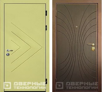 Металлическая дверь с отделкой МДФ ДШ-20
