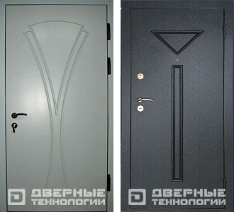 Металлическая дверь с отделкой МДФ ДШ-11